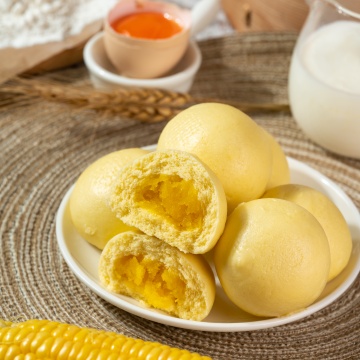 Golden Paste Corn Bun